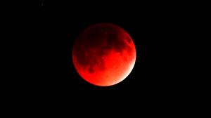 Red Moon Lunar Eclipse of Time Lapse wallpaper thumb