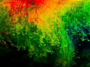 Abstraction background, red, green, texture wallpaper thumb