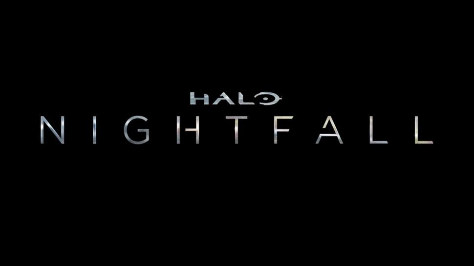 Halo: Nightfall, Logo, TV Series, Black Background wallpaper,halo nightfall HD wallpaper,logo HD wallpaper,tv series HD wallpaper,black background HD wallpaper,1920x1080 wallpaper