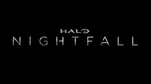 Halo: Nightfall, Logo, TV Series, Black Background wallpaper thumb