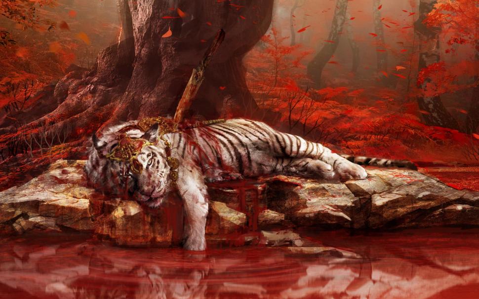 Far Cry 4 Dead Tiger wallpaper,tiger HD wallpaper,dead HD wallpaper,1920x1200 wallpaper
