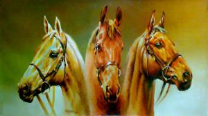 The 3 Horses wallpaper thumb