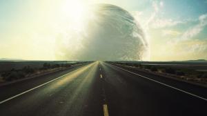 Massive planet in the sky wallpaper thumb