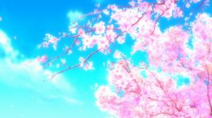 Cherry Blossom, Flowers, Painting wallpaper thumb