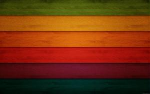 Strips of colored wood wallpaper thumb