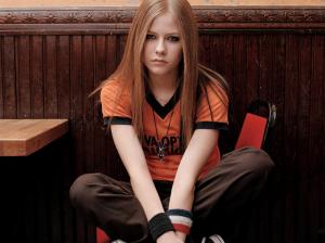 Pop Singer Avril Lavigne wallpaper thumb