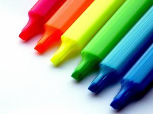 Coloured crayons wallpaper thumb