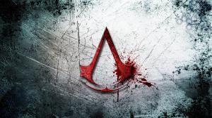 Assassin's Creed Blood Logo HD wallpaper thumb