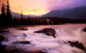 Beautiful Waterfall Alberta Canada wallpaper thumb