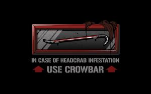 Crowbar Half-Life Black HD wallpaper thumb