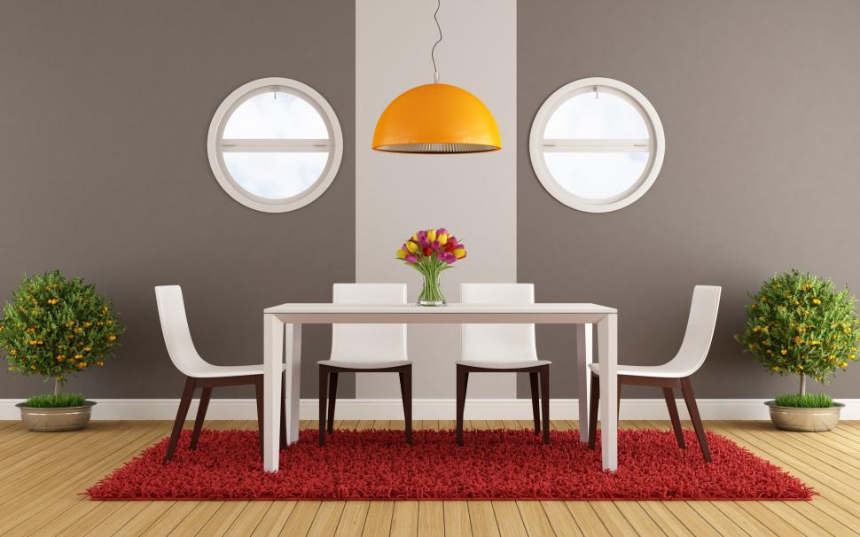 Modern Dining Area wallpaper,table HD wallpaper,chairs HD wallpaper,dining room HD wallpaper,furniture HD wallpaper,interior design HD wallpaper,2880x1800 wallpaper