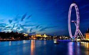 London Eye View wallpaper thumb
