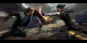 Captain America The Winter Soldier Fight  Stock Photos wallpaper thumb