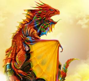 Rainbow Dragon wallpaper thumb