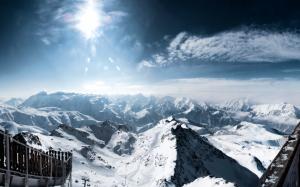 Alpe d'Huez Ski Resort Moutain French wallpaper thumb