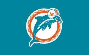 miami dolphins, logo, football club, miami wallpaper thumb
