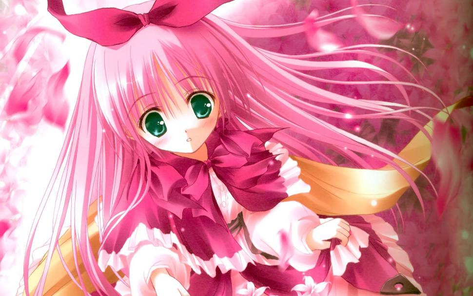 Cute pink hair anime girl wallpaper,Cute HD wallpaper,Pink HD wallpaper,Hair HD wallpaper,Anime HD wallpaper,Girl HD wallpaper,1920x1200 wallpaper