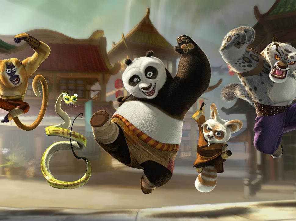 Kung Fu Panda 3, happy departure wallpaper,Panda HD wallpaper,Happy HD wallpaper,Departure HD wallpaper,KungFu HD wallpaper,2560x1920 wallpaper