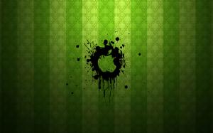 Abstract Green Apple Logo wallpaper thumb