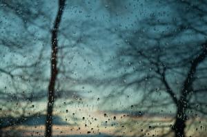 Glass, rain drops wallpaper thumb