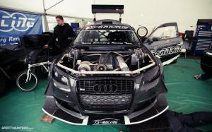 Audi Engine Race Car Carbon Fiber HD wallpaper thumb