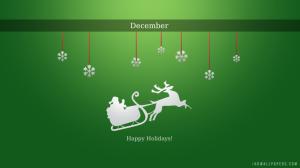 Happy Holidays December wallpaper thumb