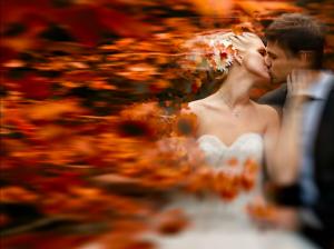 Married in the Fall wallpaper thumb