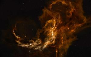 Fire nebula wallpaper thumb
