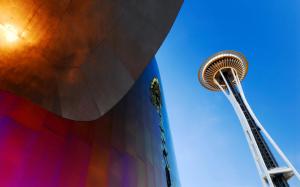 Space Needle Tower Seattle wallpaper thumb