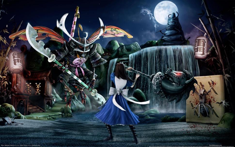 Video Games, Alice: Madness Returns, AliceAlice in Wonderland, Fight wallpaper,video games HD wallpaper,alicealice in wonderland HD wallpaper,fight HD wallpaper,2560x1600 HD wallpaper,2560x1600 wallpaper
