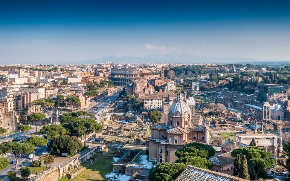 Architectural landscape of the city of Rome, Italy wallpaper,Architectural HD wallpaper,Landscape HD wallpaper,City HD wallpaper,Rome HD wallpaper,Italy HD wallpaper,2560x1600 wallpaper