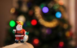 Toy Santa Claus Christmas wallpaper thumb