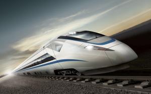 High-speed train renderings wallpaper thumb
