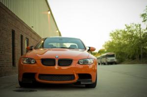 BMW M3 E92 Orange Car wallpaper thumb