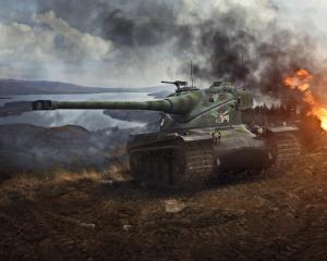 World of Tanks Tanks AMX 50-120 France Games 3D Graphics wallpaper thumb