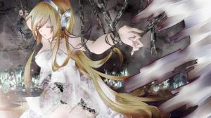 Anime girl locked in chains wallpaper thumb
