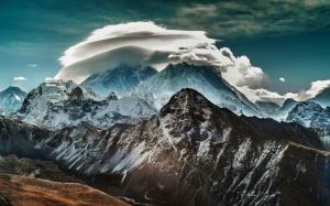Mountaintop-clouds wallpaper thumb