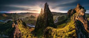 Iceland, Sunset Mountains wallpaper thumb