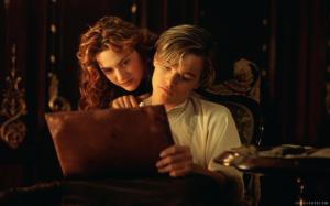 Kate Winslet and Leonardo Dicaprio Titanic 1997 wallpaper thumb