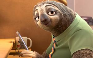 Sloth in Zootopia Movie wallpaper thumb