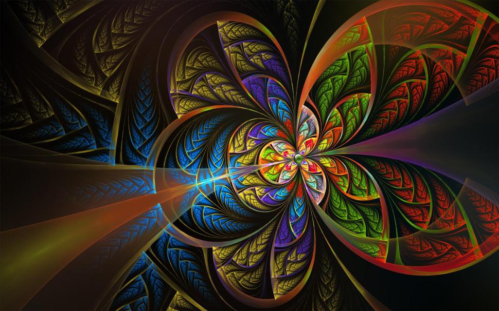 Abstract Fractal Circles Color wallpaper,3d HD wallpaper,abstract 3d HD wallpaper,abstract HD wallpaper,fractal HD wallpaper,colorful HD wallpaper,1920x1200 wallpaper