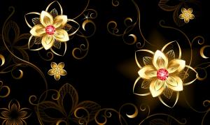 Vector Graphics Tracery Flowers 3D Graphics wallpaper thumb