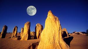 Deserts Moon Android Skies Tablet Desktop Background Images wallpaper thumb