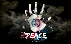 Peace sign wallpaper thumb