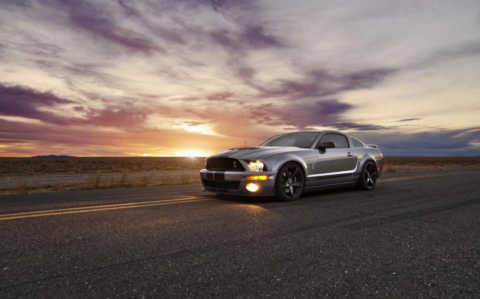 Ford Cobra Shelby GT500 supercar at sunset wallpaper,Ford HD wallpaper,Cobra HD wallpaper,Shelby HD wallpaper,GT500 HD wallpaper,Supercar HD wallpaper,Sunset HD wallpaper,1920x1200 wallpaper