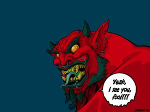 Devil Fool Demon HD wallpaper thumb