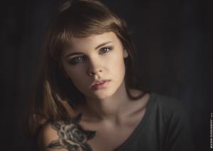 Anastasia Scheglova, Woman, Tattoo, Portrait wallpaper thumb