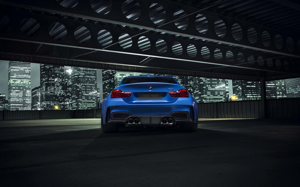 BMW GTRS4 Vorsteiner blue car rear view, night, city wallpaper,BMW HD wallpaper,Blue HD wallpaper,Car HD wallpaper,Rear HD wallpaper,View HD wallpaper,Night HD wallpaper,City HD wallpaper,2560x1600 wallpaper