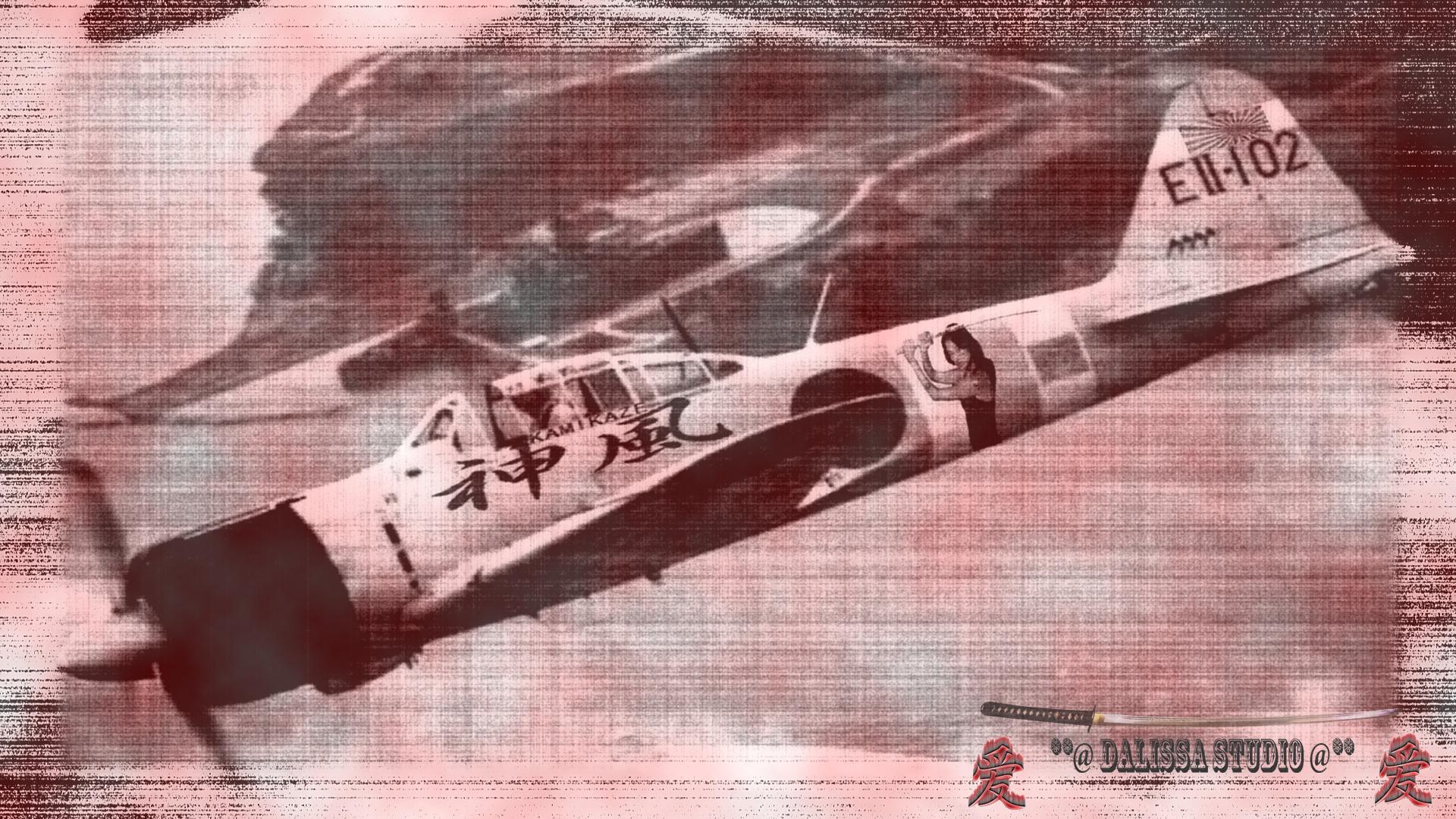 Kamikaz Mitsubishi A6m Zero wallpaper | military | Wallpaper Better