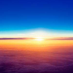 iPad Air, Sunrise, Horizon, Sky, Landscape wallpaper thumb
